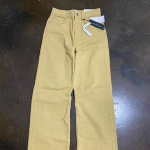ASOS yellow jeans. Size 4. Brand new with tags on